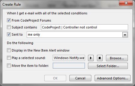 Move Mails from Inbox To Other Folder